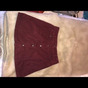 Urban Outfitters corduroy skirt
